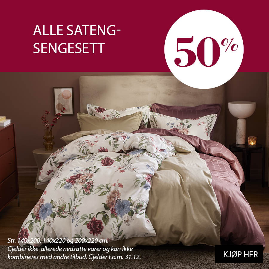Satengsengesett 50%