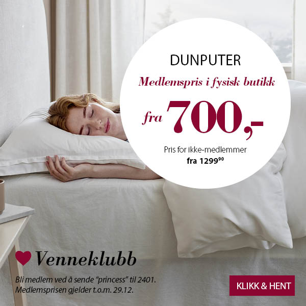 Medlemspris dunputer