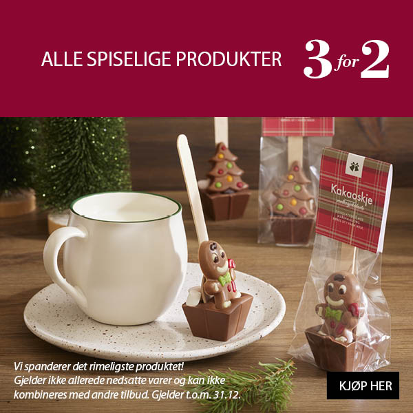 Alle spiselige produkter 3 for 2