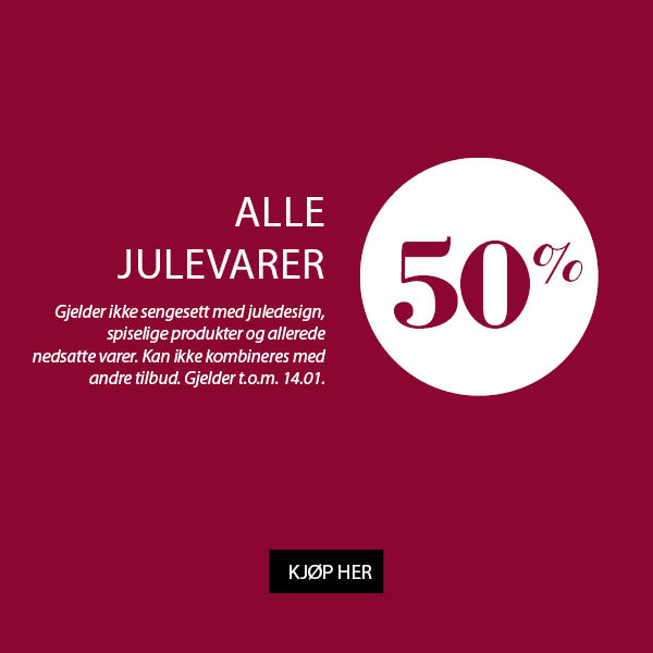 Alle julevarer 50%