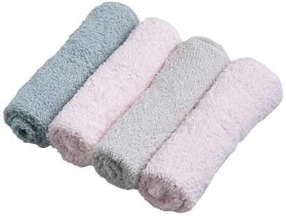 Niko øko frotteklut 30x30 4pk rosa