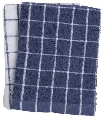 Dina kjøkkenklut 2pk gråblå