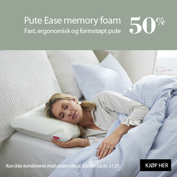 Ease memory foam pute 50%
