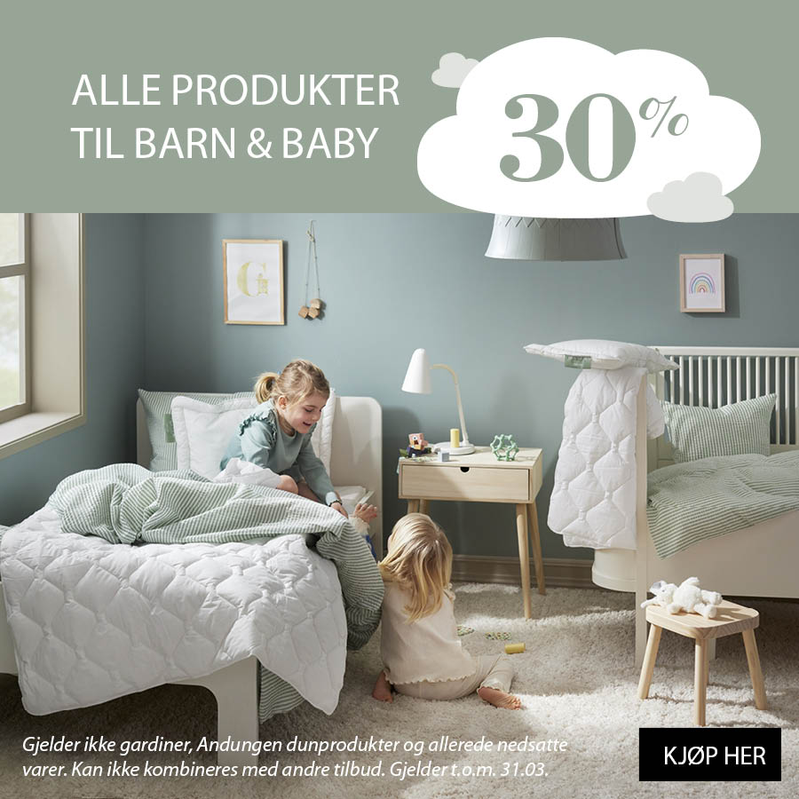Alle produkter til barn & baby 30%