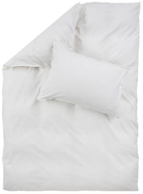 Plain cotton bomullsengesett 200x220 hvit
