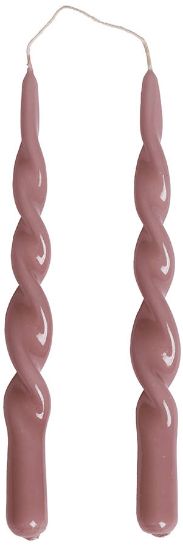 Twisty snurrelys 2pk støvrosa