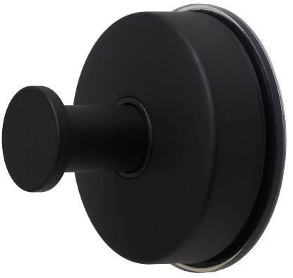 Marna knagg m/sugekopp svart