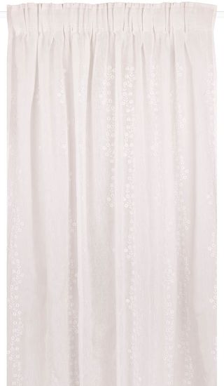 Barbro gardin 140x160 offwhite