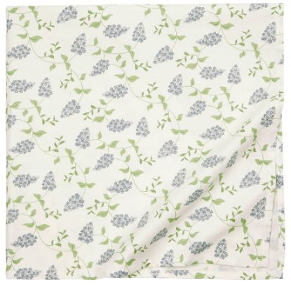 Synne duk 90x90 cream blå