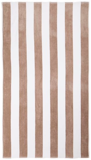 Mandal strandhåndkle 100x180 beige