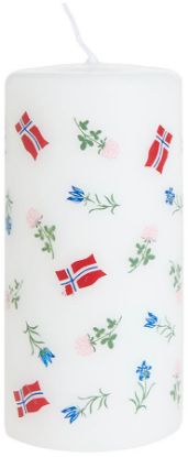 Synnøve kubbelys 12 cm hvit