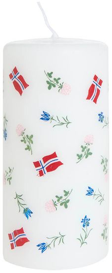 Synnøve kubbelys 12 cm hvit