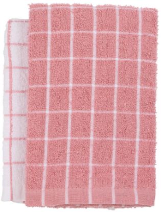 Dina kjøkkenhåndkle 2pk rosa