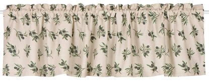 Bilde av Oliven gardinkappe 45x200 lys beigemelert