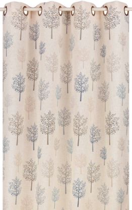 Lund gardin 140x230 blå