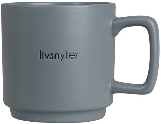 Kopp Livsnyter 290 ml blå