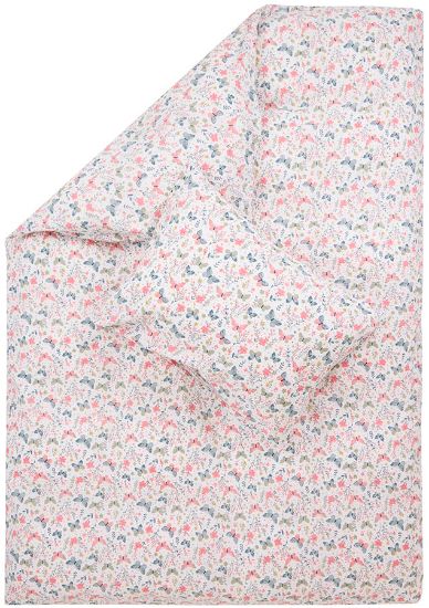 Vårdugg kreppsengesett 140x220 cream/rosa