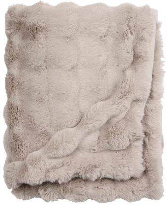 Mulli pelspledd 130x170 beige