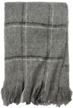 Favn pledd 130x170 grå 