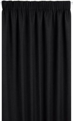 Bilde av Tika lystett gardin svart