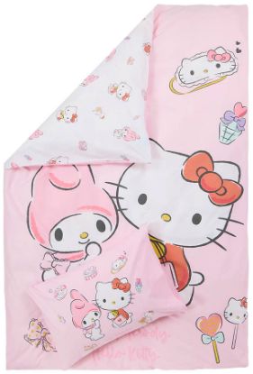 Hello Kitty bomullsengesett 140x200