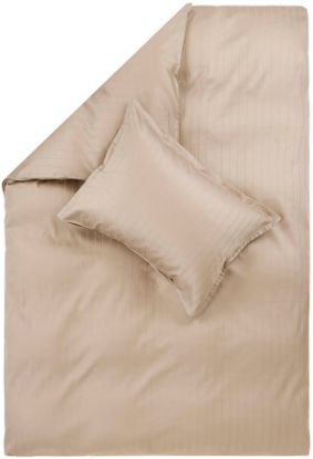 Bilde av Adore satengsengesett gråbeige	