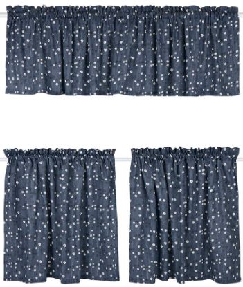 Bilde av Petrine cafegardin blå