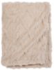 Myrdal fleecepledd 130x170 beige