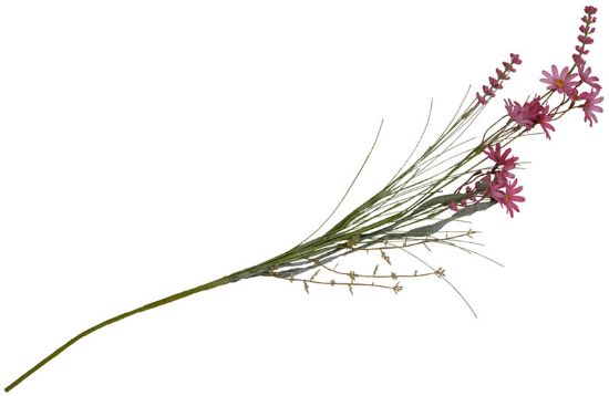 Viola stilkblomst 75 cm rosa