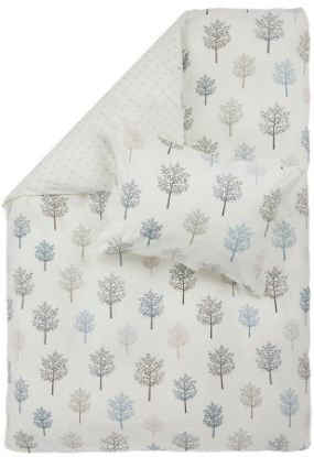 Bilde av Lund flanellsengesett blågrå