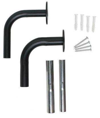 Bilde av Bue endestykker 16/19 2pk svart