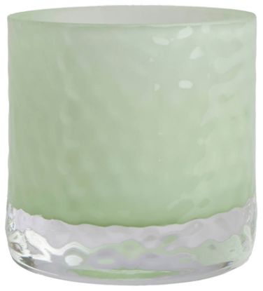 Ariella telysholder 7 cm grønn