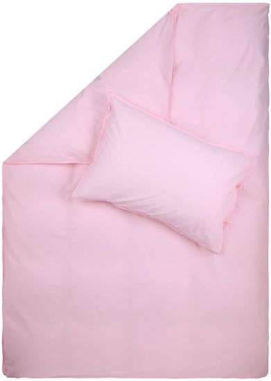 Plain cotton bomullsengesett 140x200 lys rosa