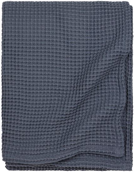 Windy sengeteppe 140x250 blågrå