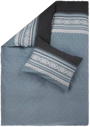 Bilde av Marius flanellsengesett blå