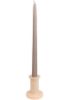 Dori lysestake 8 cm beige