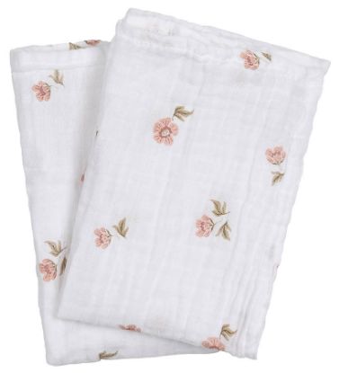 Nine musselinklut 45x45 2pk