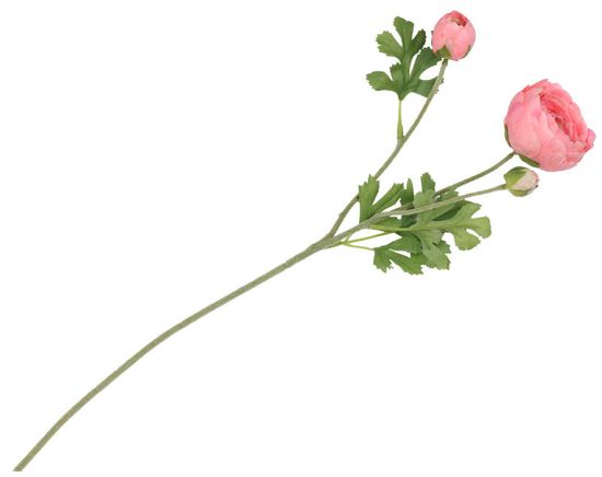 Peon stilkblomst 51 cm rosa