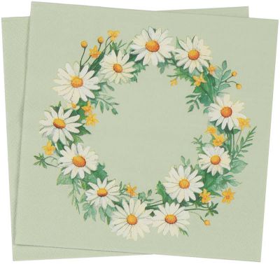 Canzone serviett 33x33 pistasj
