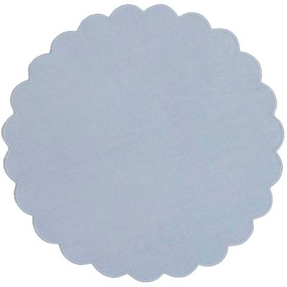 Tilda tekstilserviett Ø38 blå