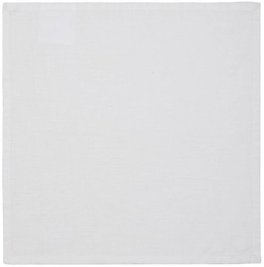 Victoria tekstilserviett 45x45 hvit