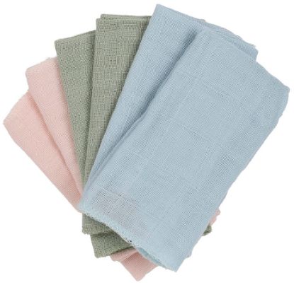 Mello økologisk musselinklut 25x25 6-pk