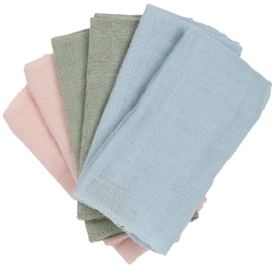 Mello økologisk musselinklut 25x25 6-pk