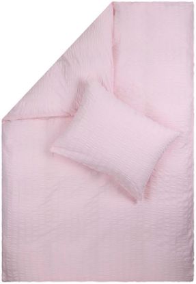 Bilde av Aletta kreppsengesett lys rosa