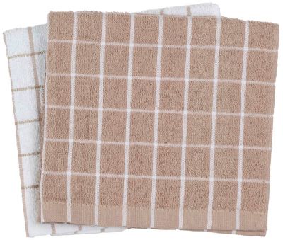 Dina kjøkkenklut 2pk beige